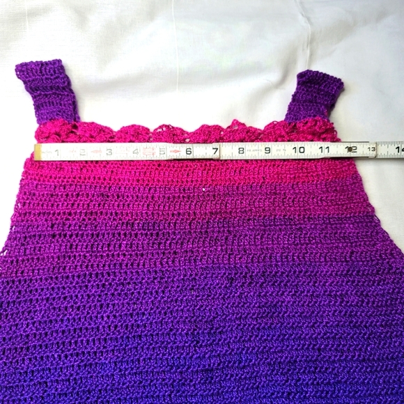 Rainbow colors.  // HANDMADE CROCHET // I DO NOT ACCEPT RETURNS - Picture 3 of 5